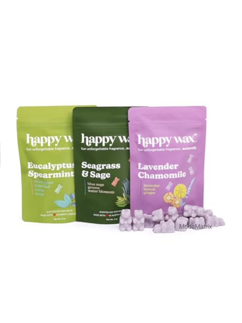 Soy Wax Melts 6oz Variety Pack Bear Shaped Spa Scented Home Fragrance